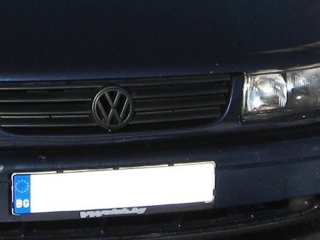 VW лайстни за номера